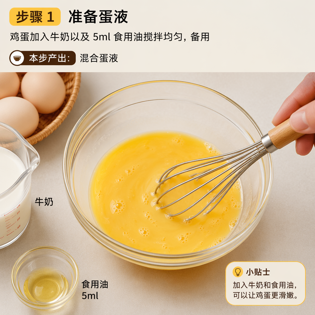 Step 1: Prepare the Egg Mixture