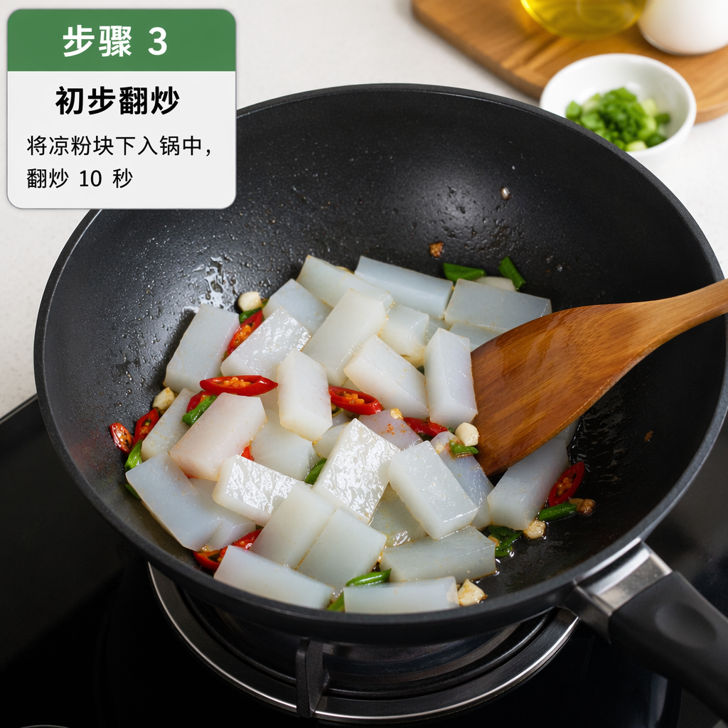 Step 3: Initial Stir-Fry