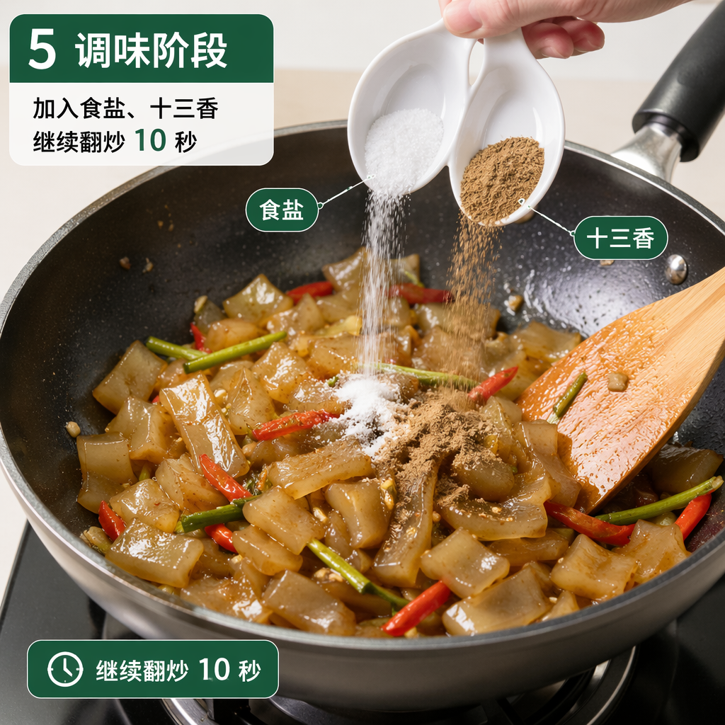 Step 5: Seasoning Stage