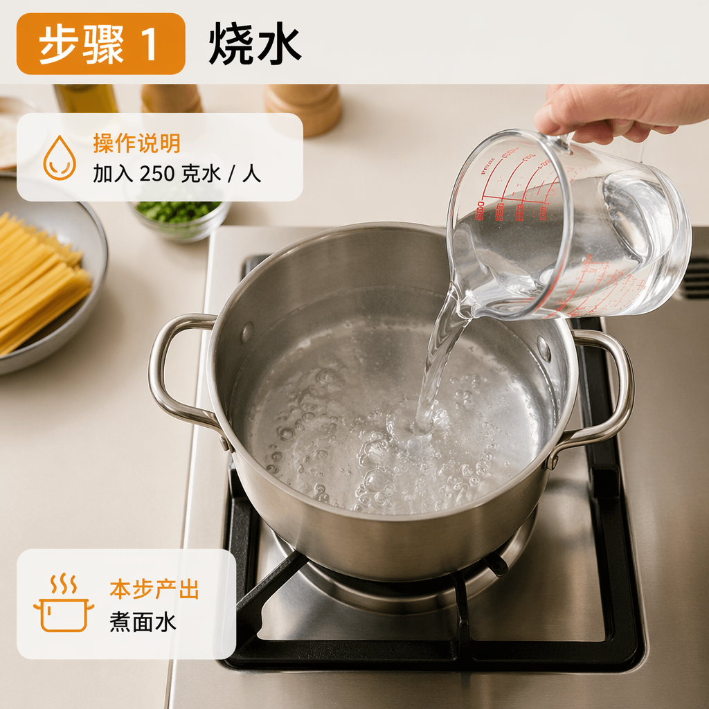 Step 1: Boil Water