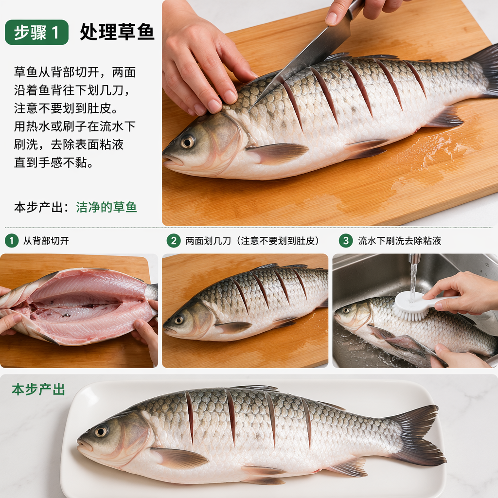 Step 1: Prepare the Grass Carp
