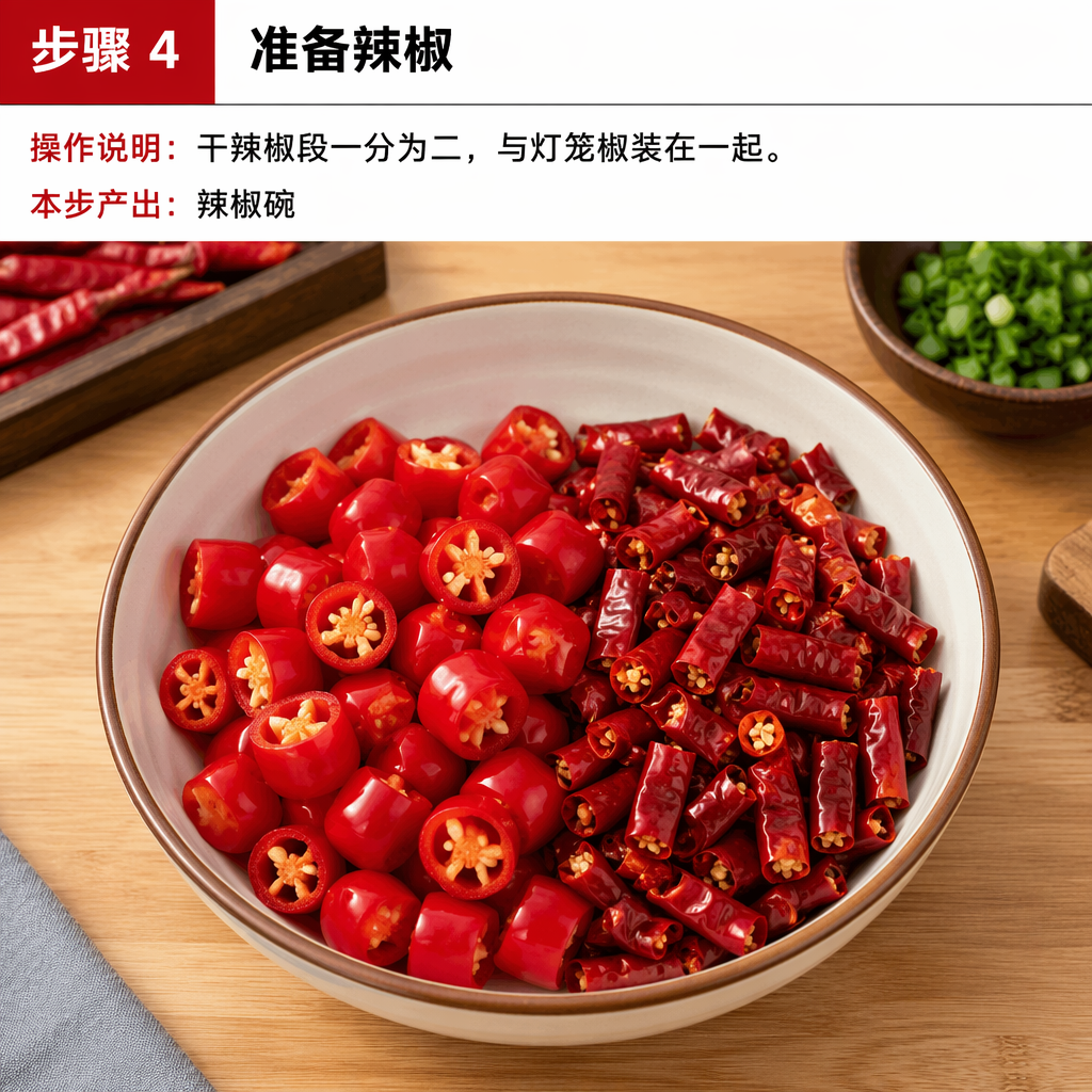 Step 4: Prepare the Chilies