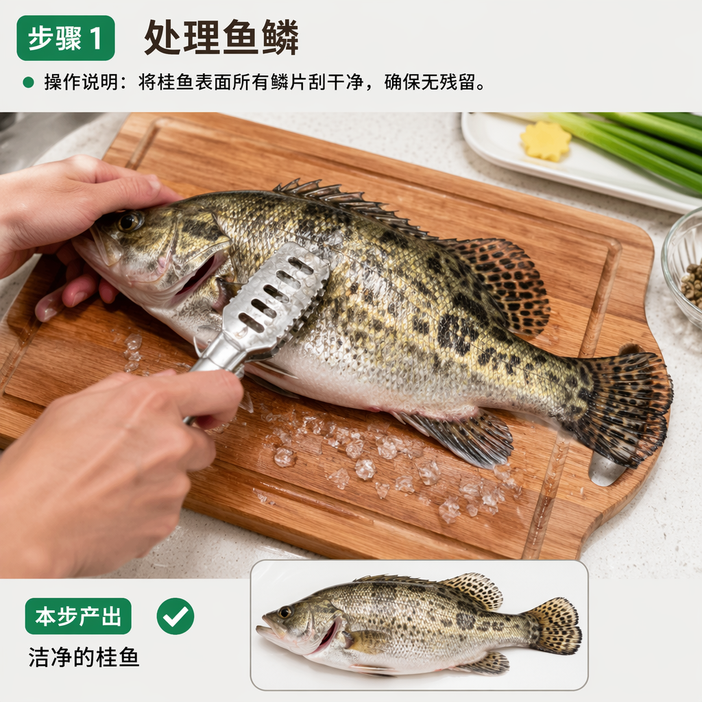 Step 1: Remove the Scales