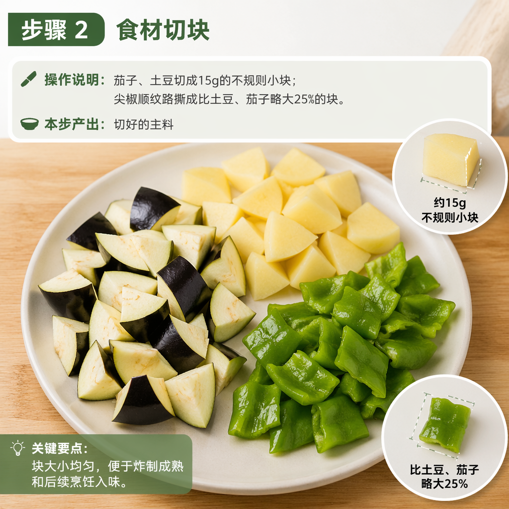 Step 2: Cut Ingredients into Pieces