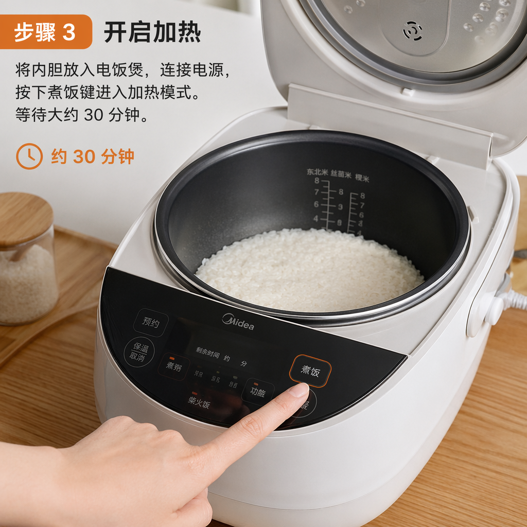 Step 3: Start Heating