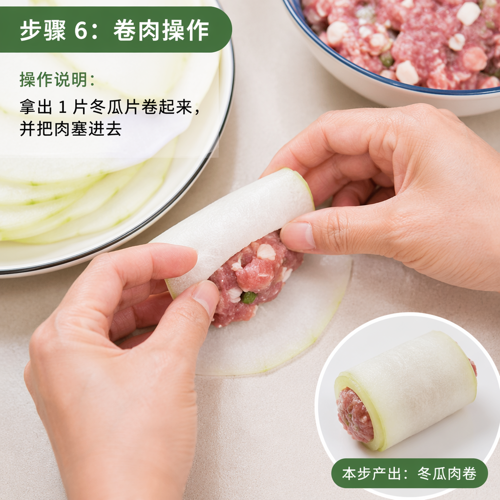 Step 6: Roll the Meat