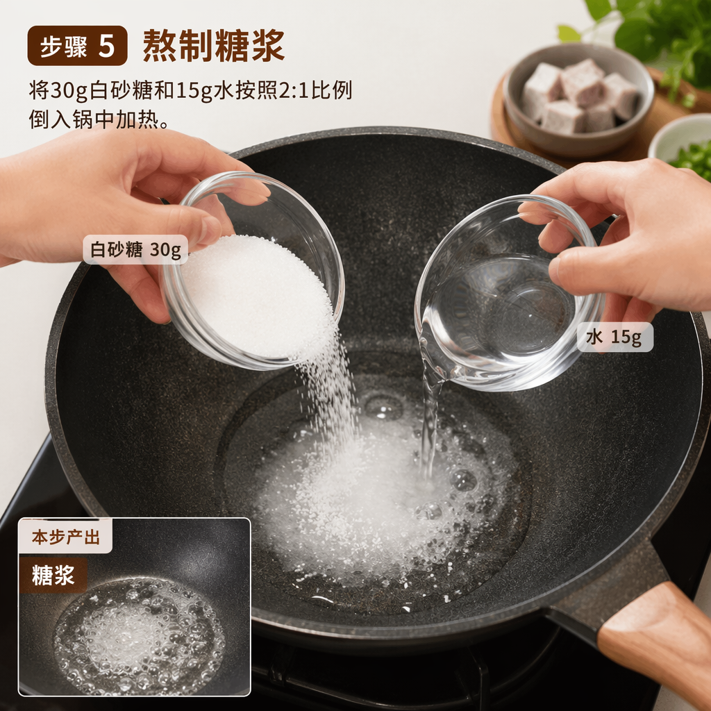 Step 5: Make the Sugar Syrup