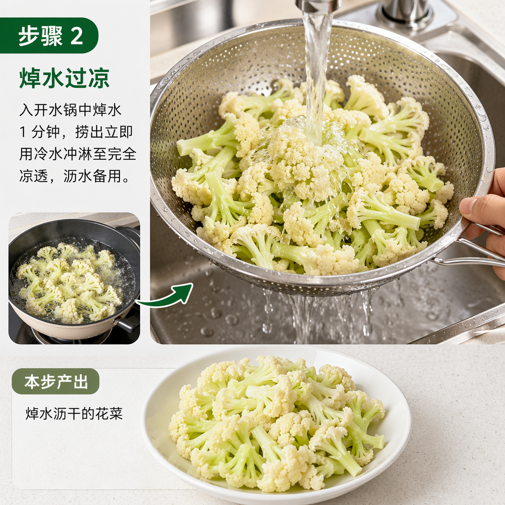 Step 2: Blanch and Cool