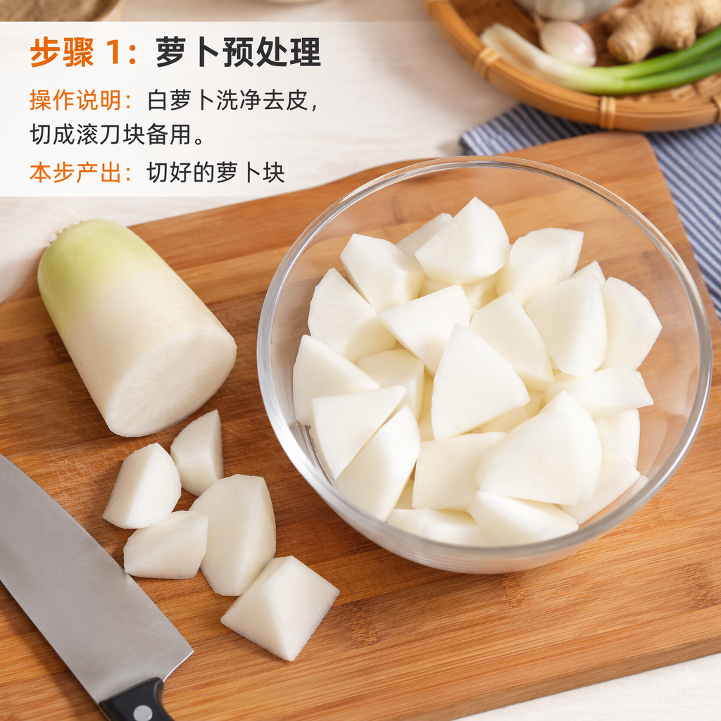 Step 1: Prepare the Daikon Radish
