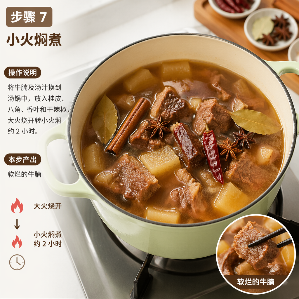Step 7: Braise on Low Heat
