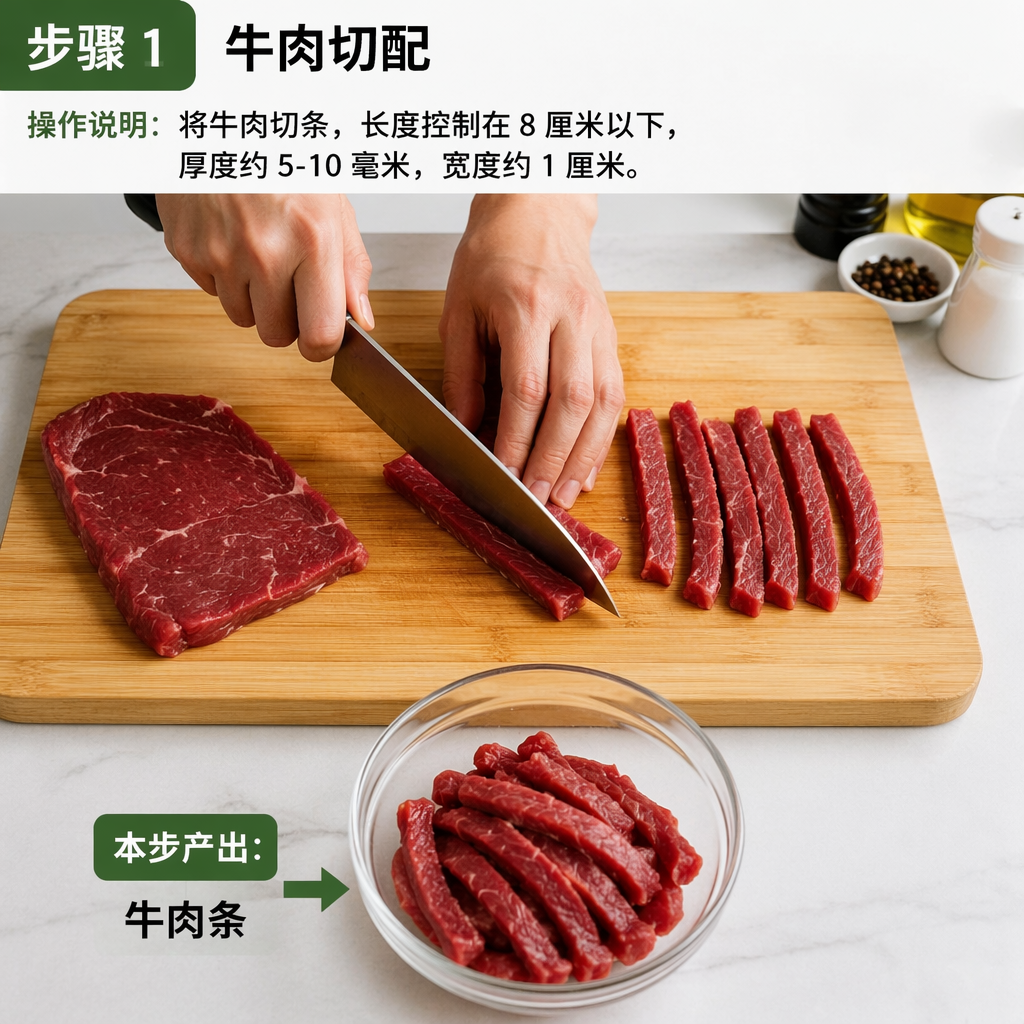 Step 1: Cut the Beef