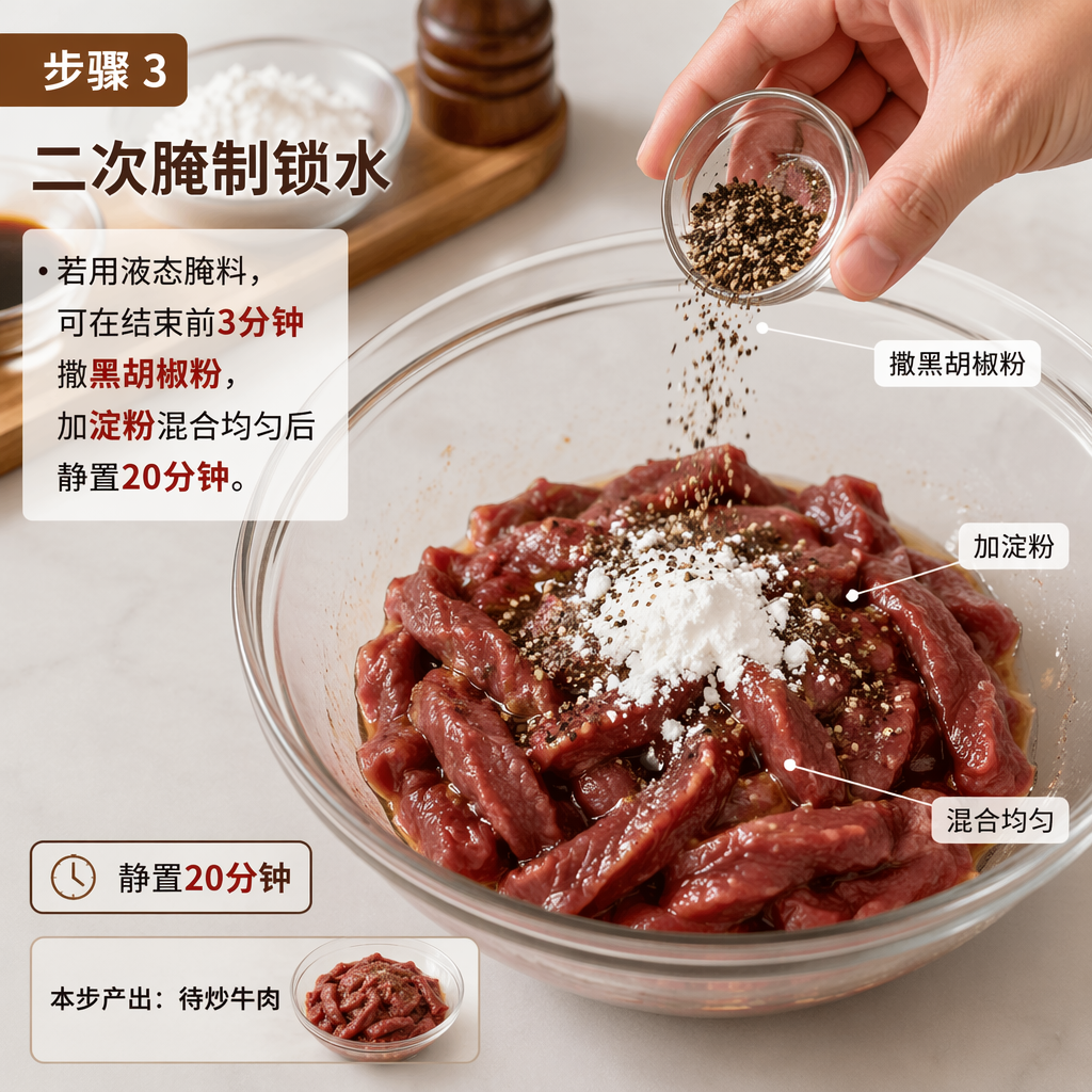 Step 3: Second Marination to Lock in Moisture