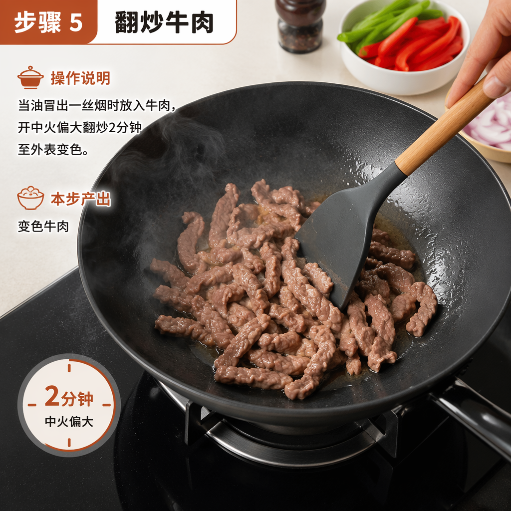Step 5: Stir-fry the Beef