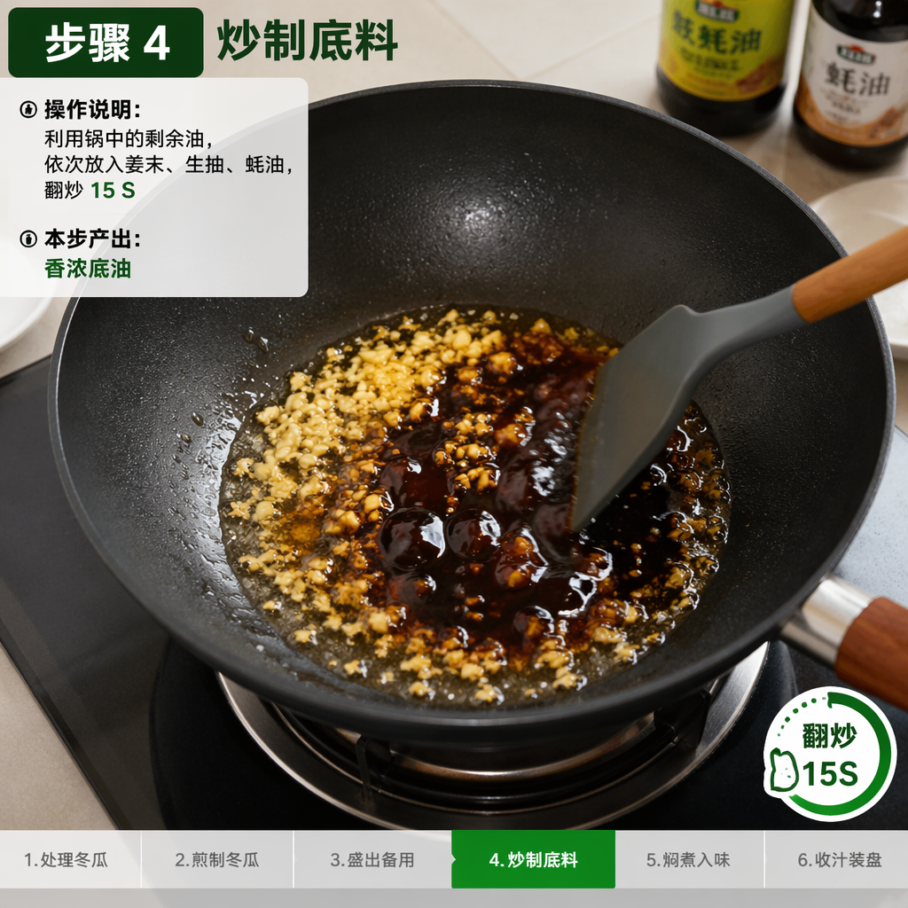 Step 4: Stir-Fry the Base Seasoning