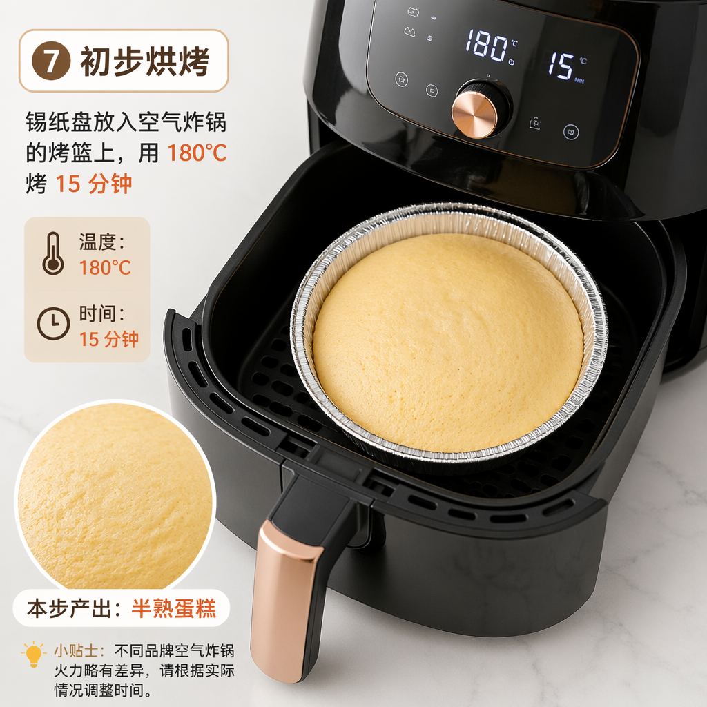 Step 7: Initial Bake