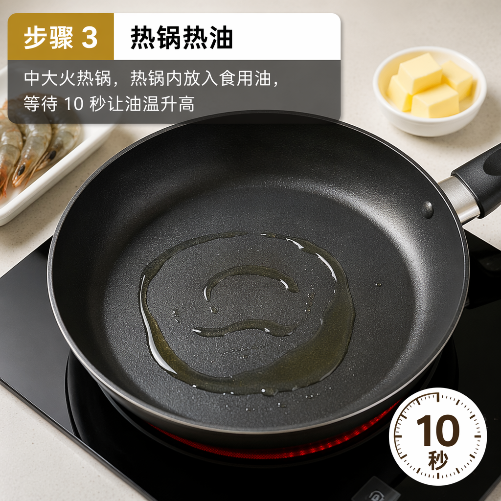Step 3: Heat the Wok and Oil