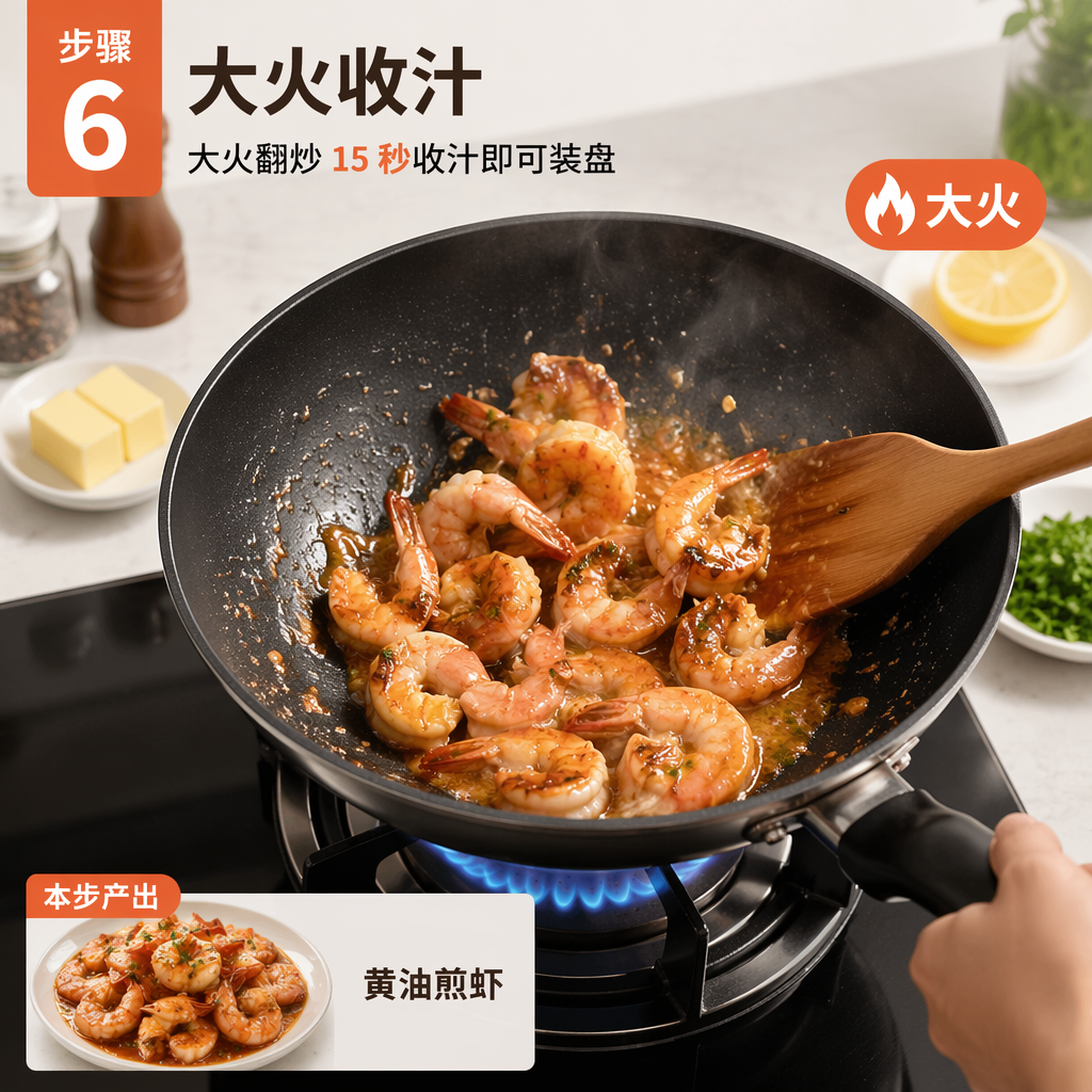Step 6: Reduce the Sauce over High Heat