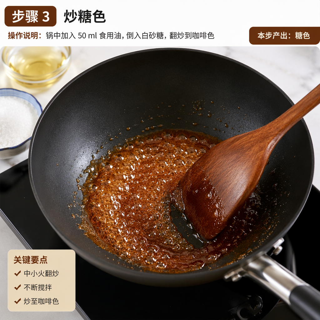Step 3: Caramelize the Sugar