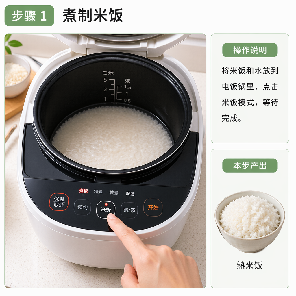 Step 1: Cook the Rice