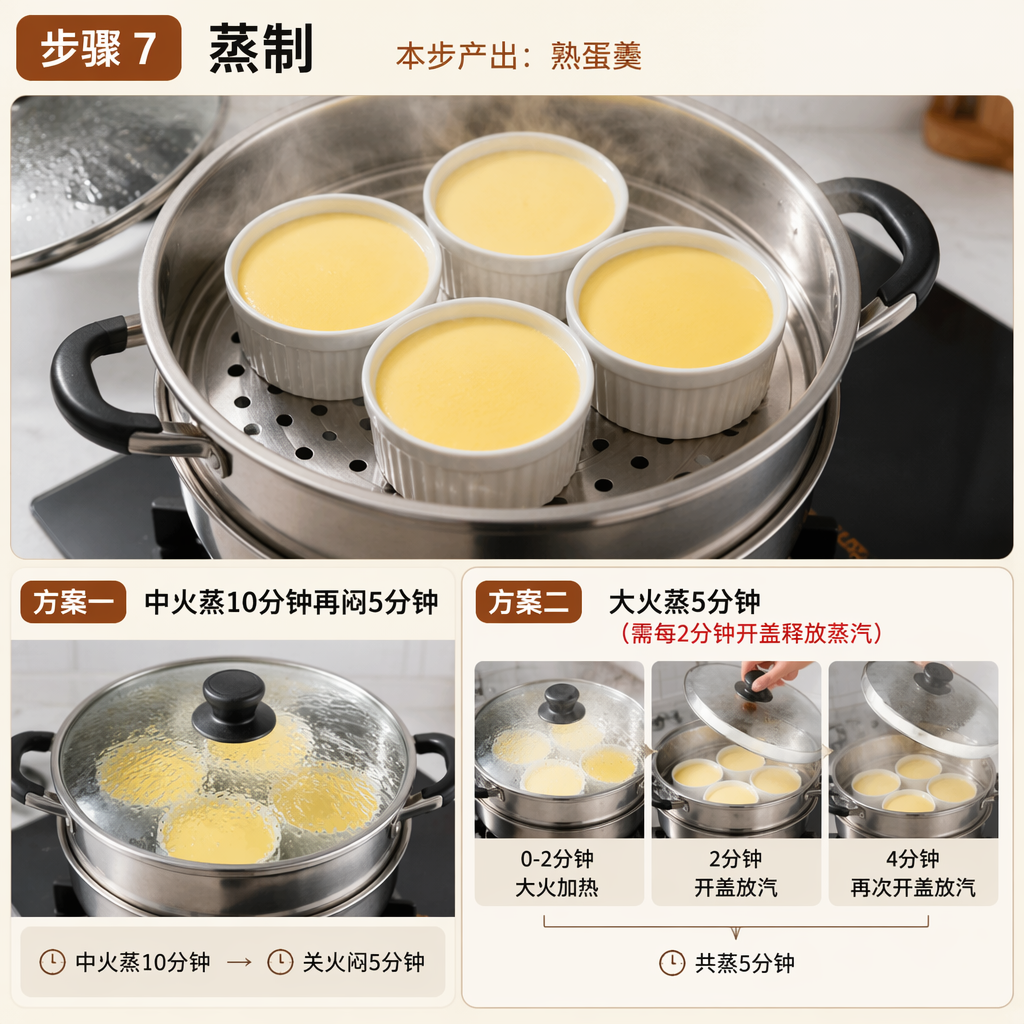 Step 7: Steam
