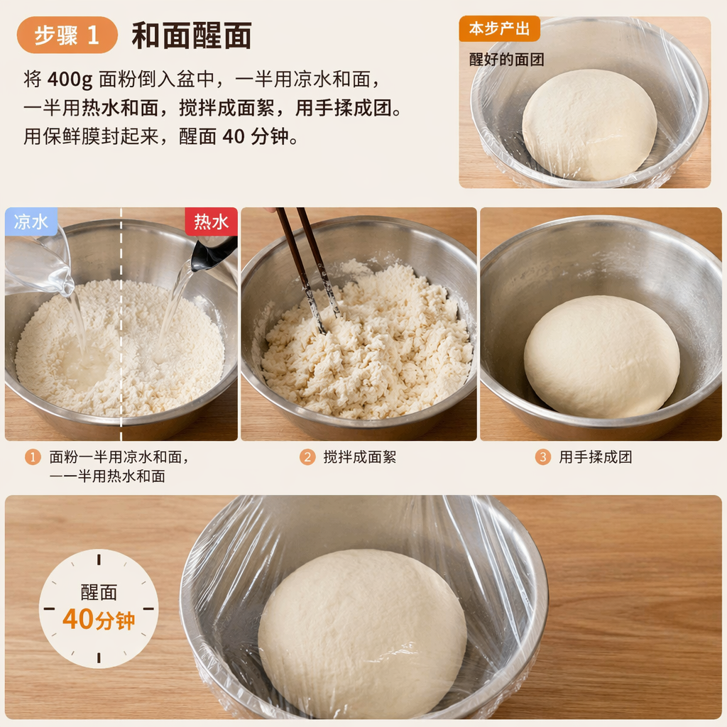 Step 1: Mix and Rest the Dough