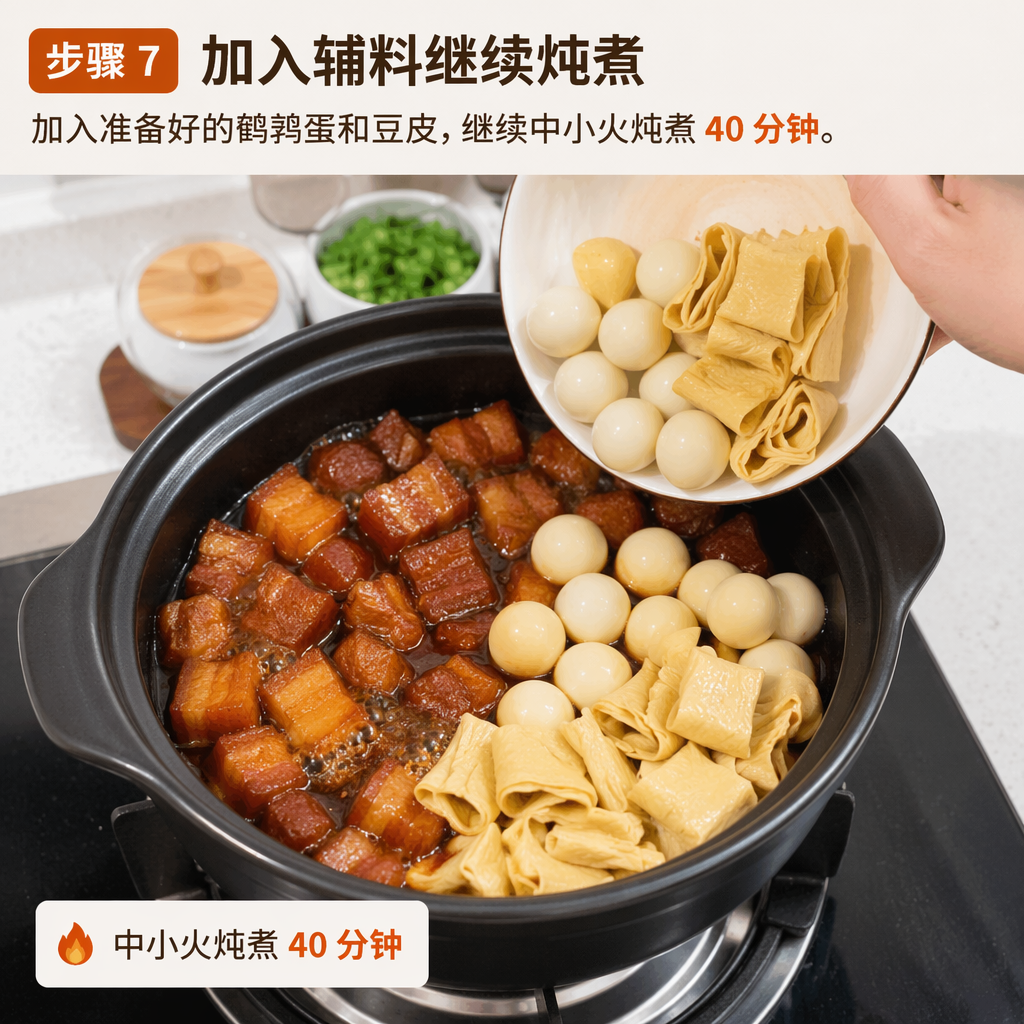 Step 7: Add Extras and Continue Braising