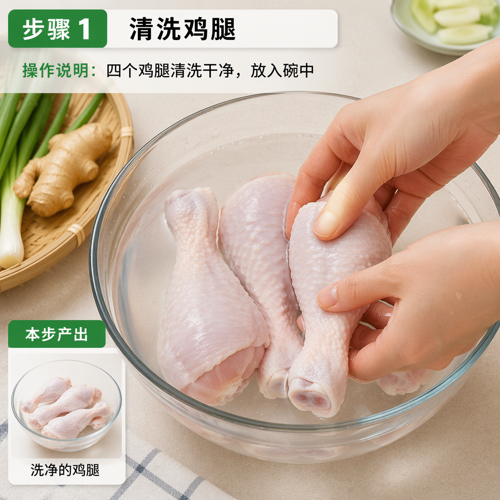 Step 1: Wash the Chicken Thighs