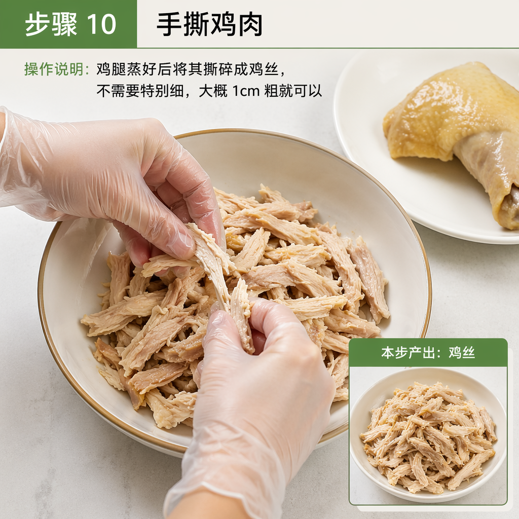 Step 10: Shred the Chicken by Hand
