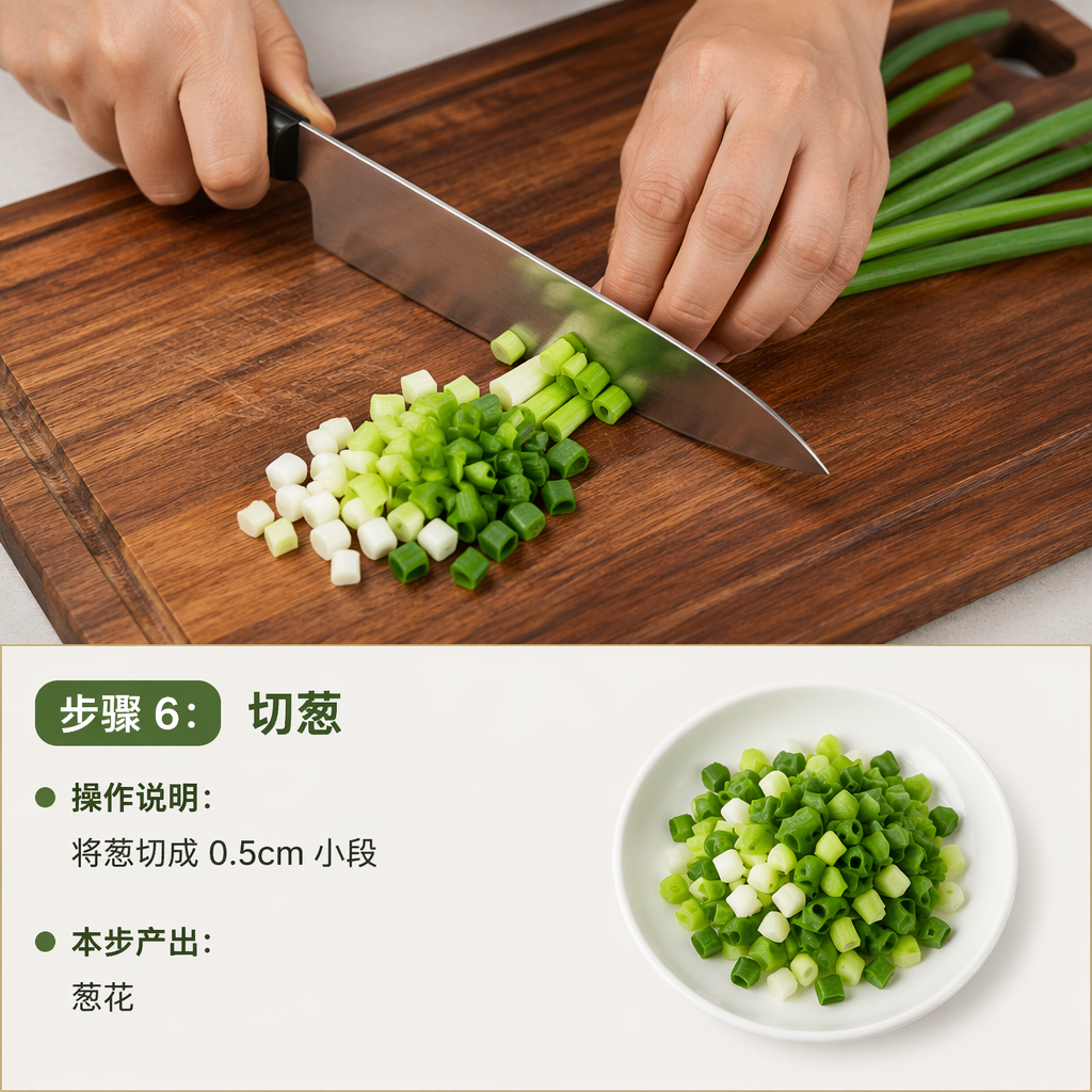 Step 6: Cut the Scallion