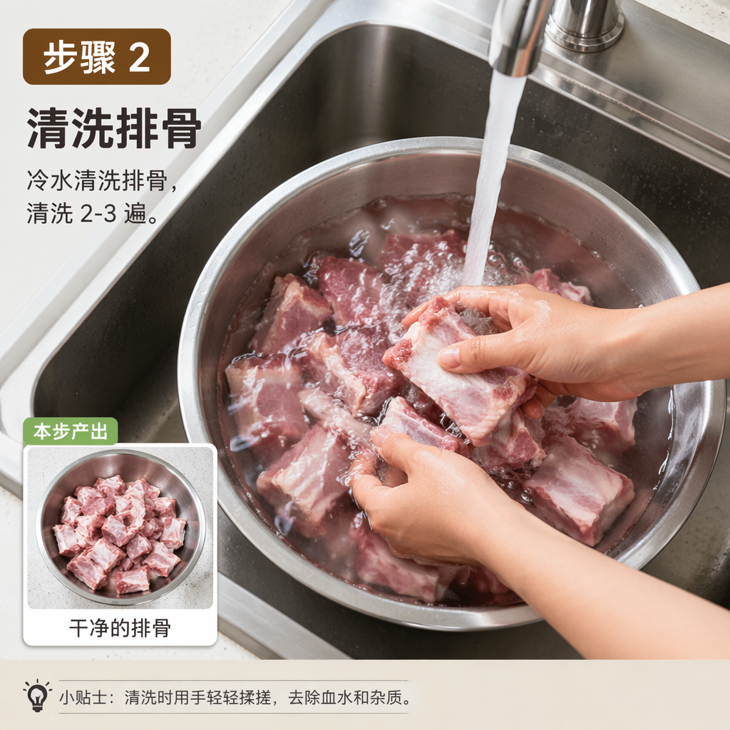 Step 2: Rinse the Ribs