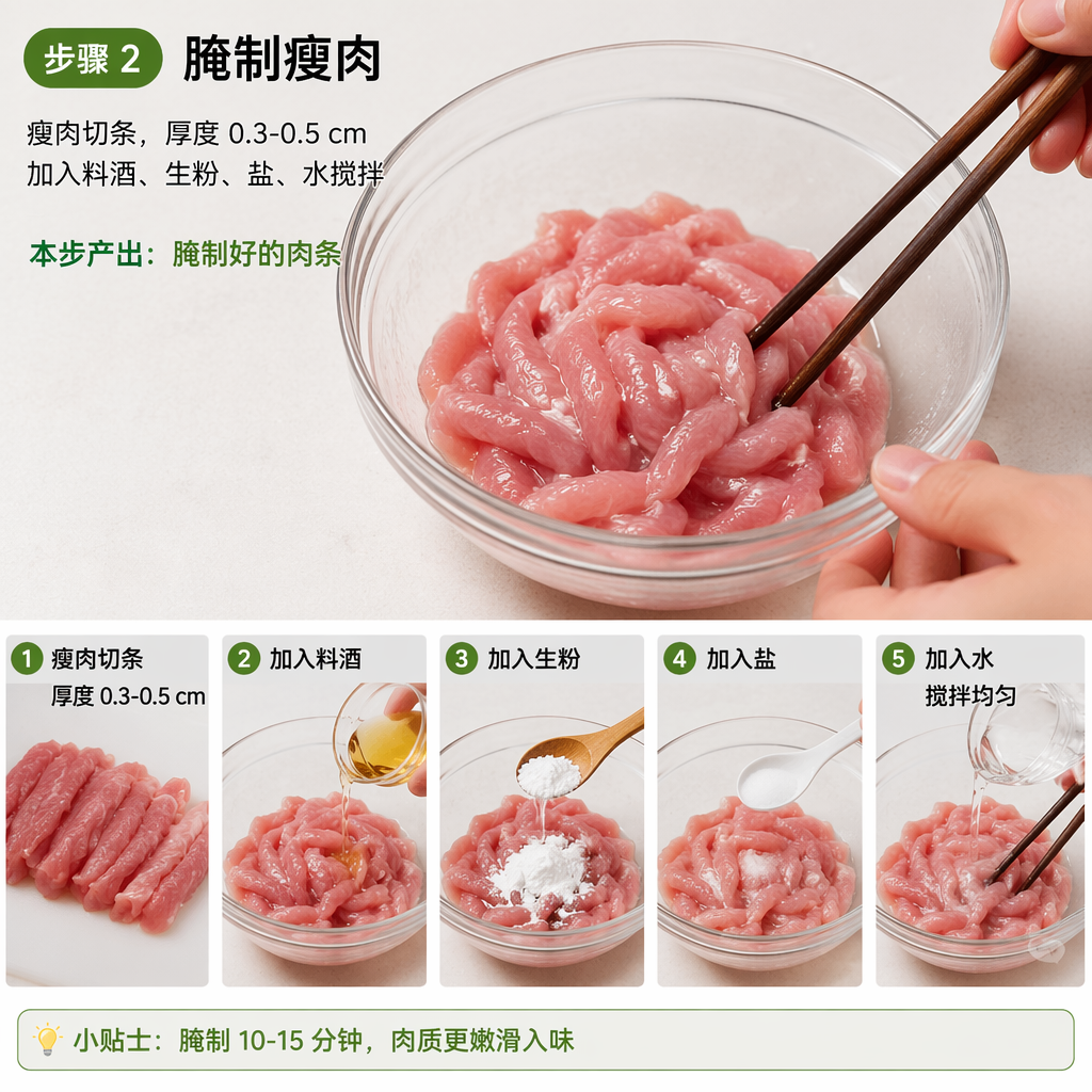 Step 2: Marinate the Lean Pork