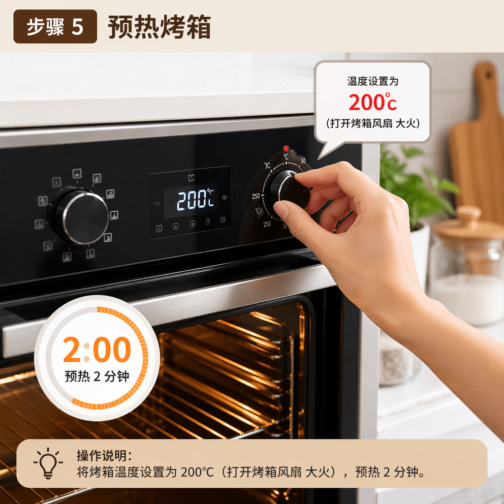 Step 5: Preheat the Oven