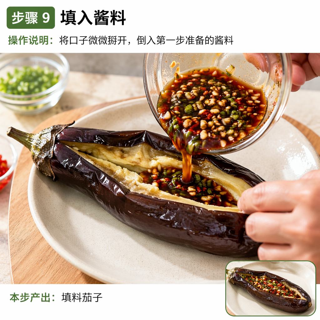 Step 9: Fill with Sauce