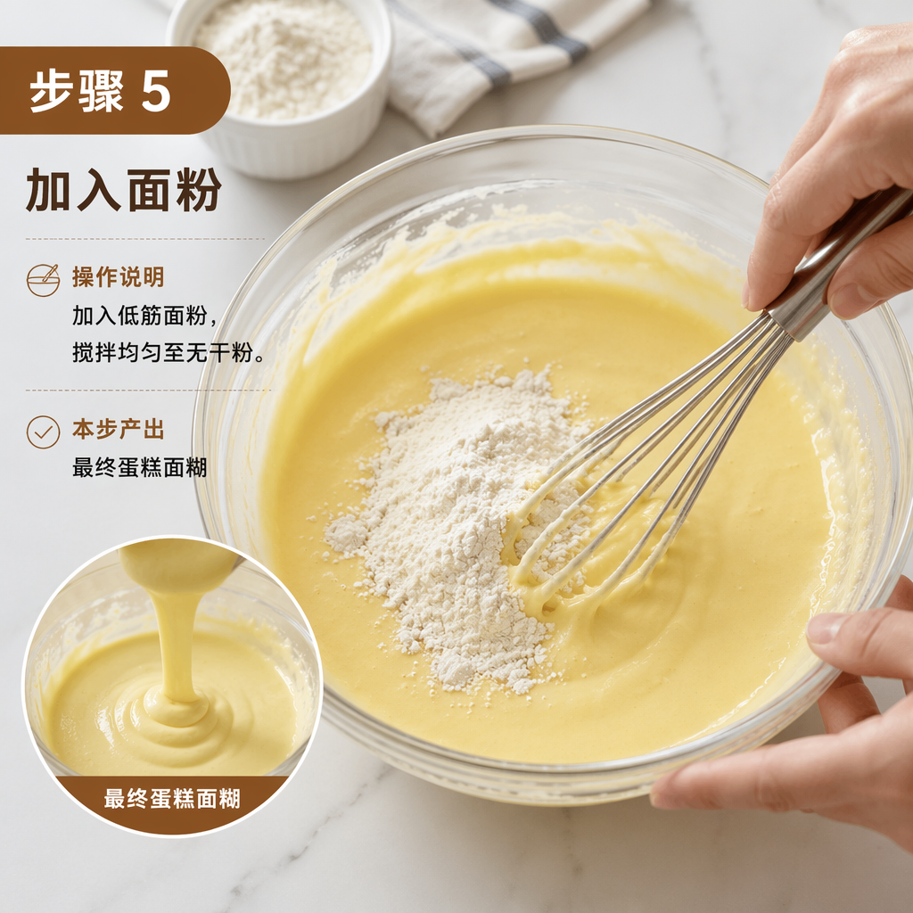 Step 5: Add the Flour