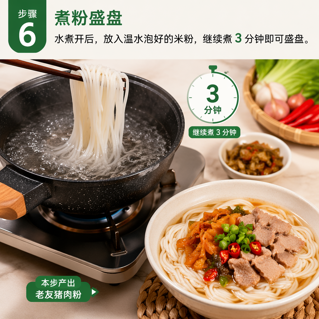 Step 6: Cook the noodles and serve