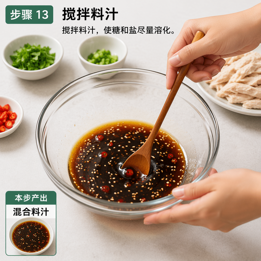 Step 13: Stir the Sauce