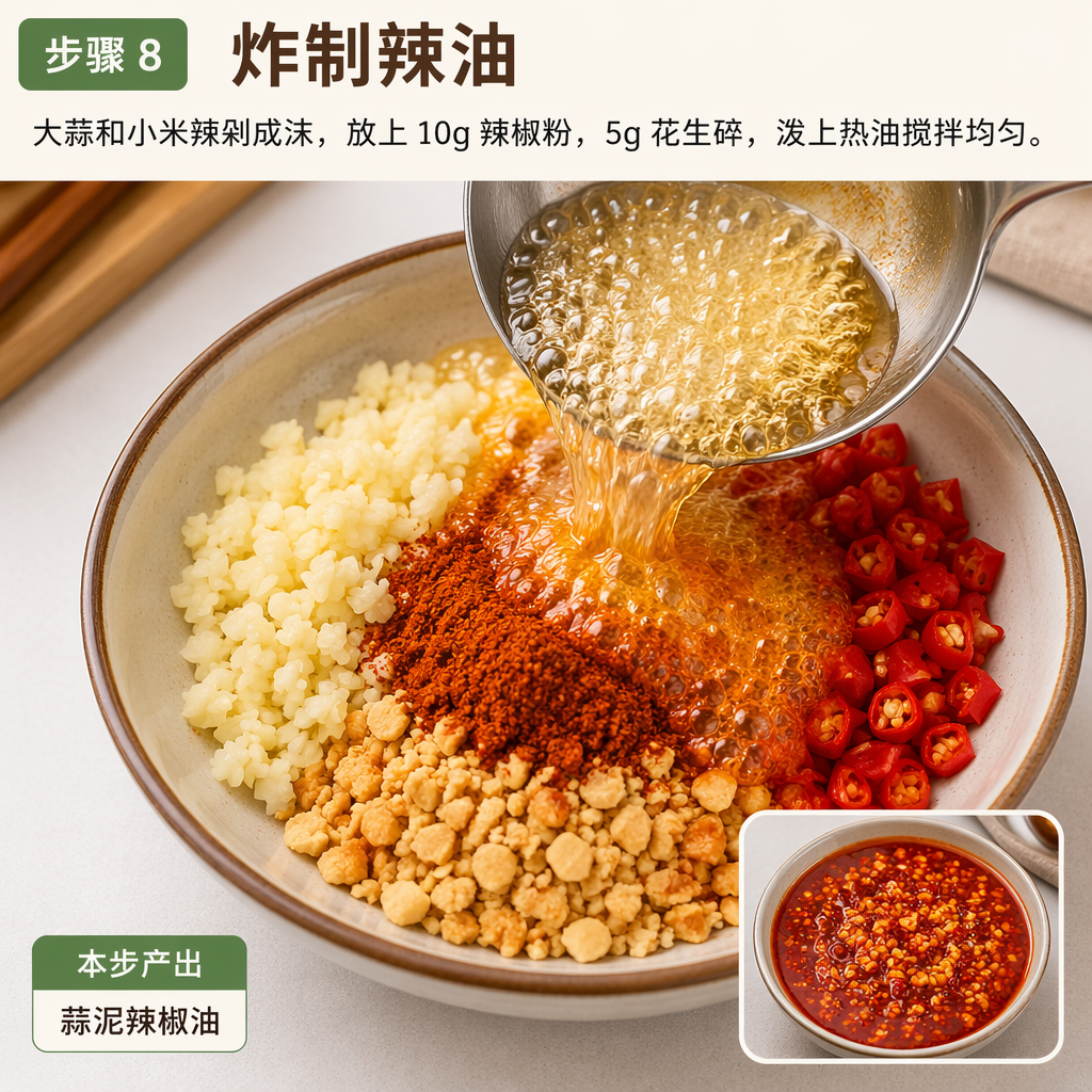 Step 8: Make Chili Oil