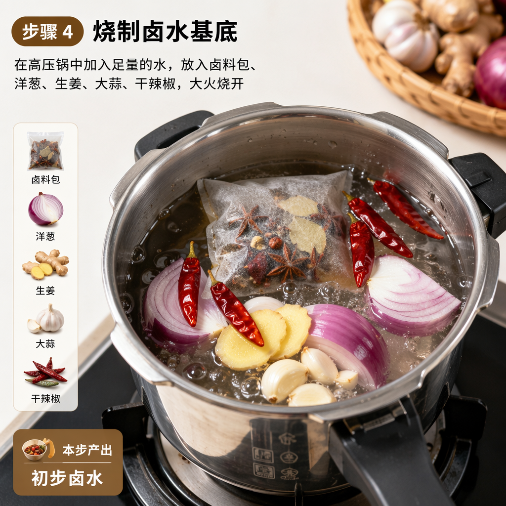 Step 4: Make the braising liquid base