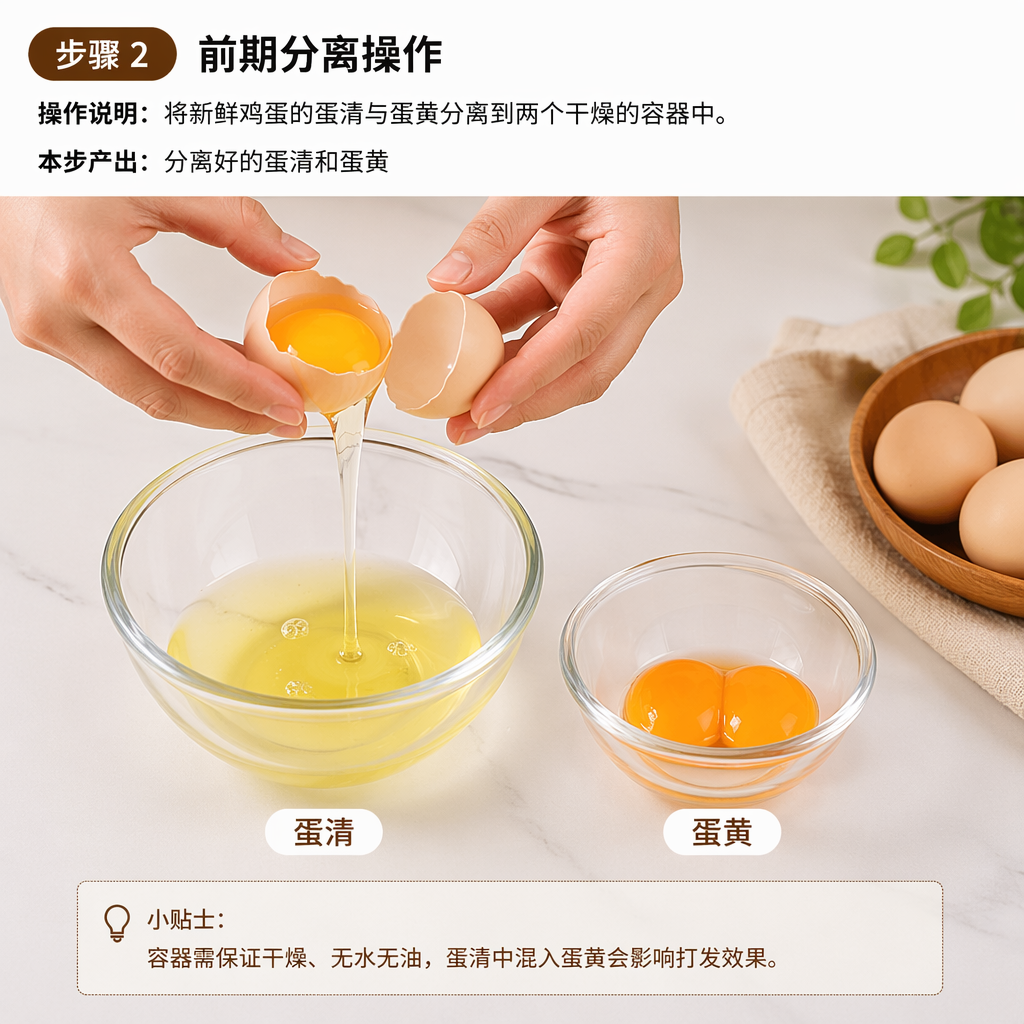 Step 2: Separate the Eggs