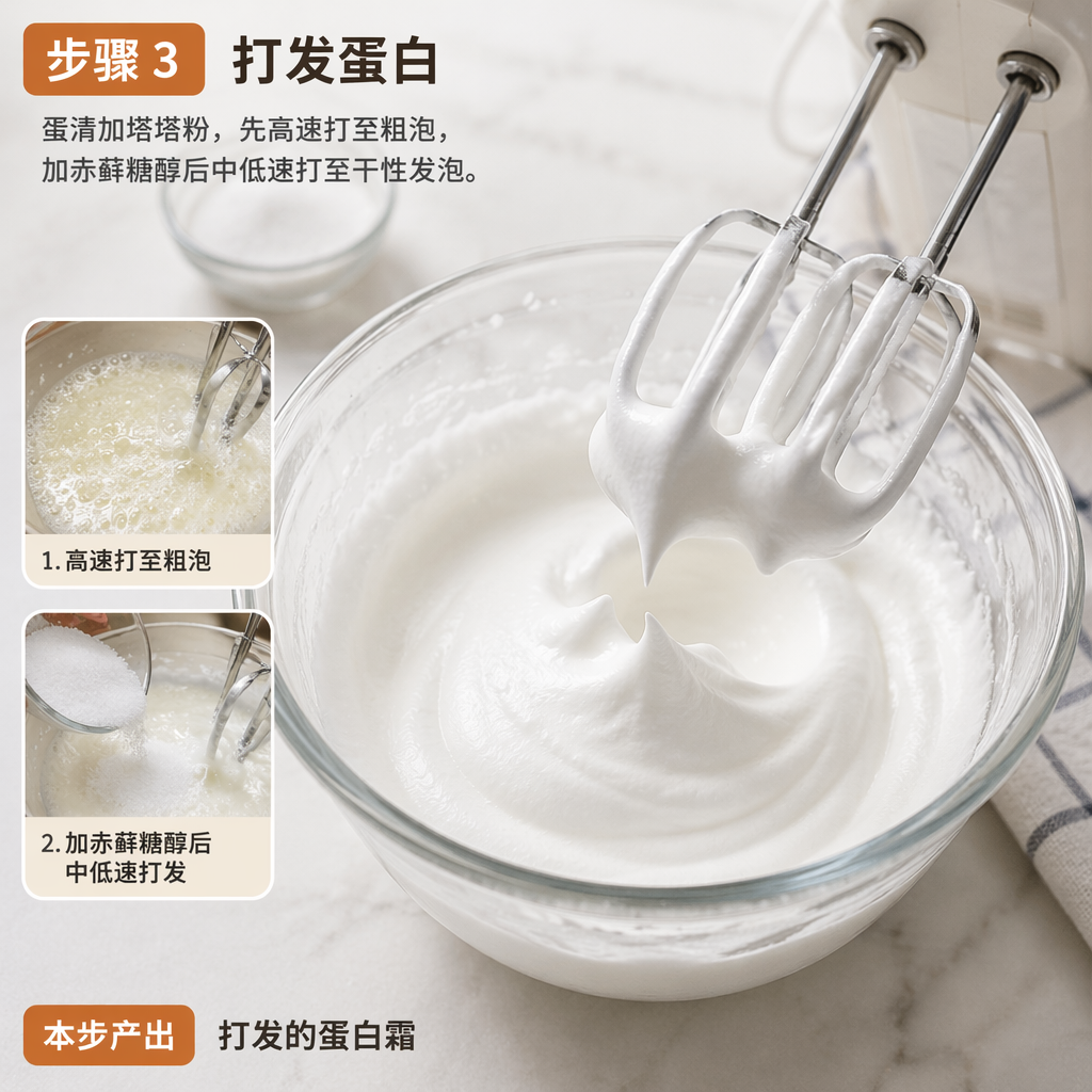 Step 3: Whip the Egg Whites