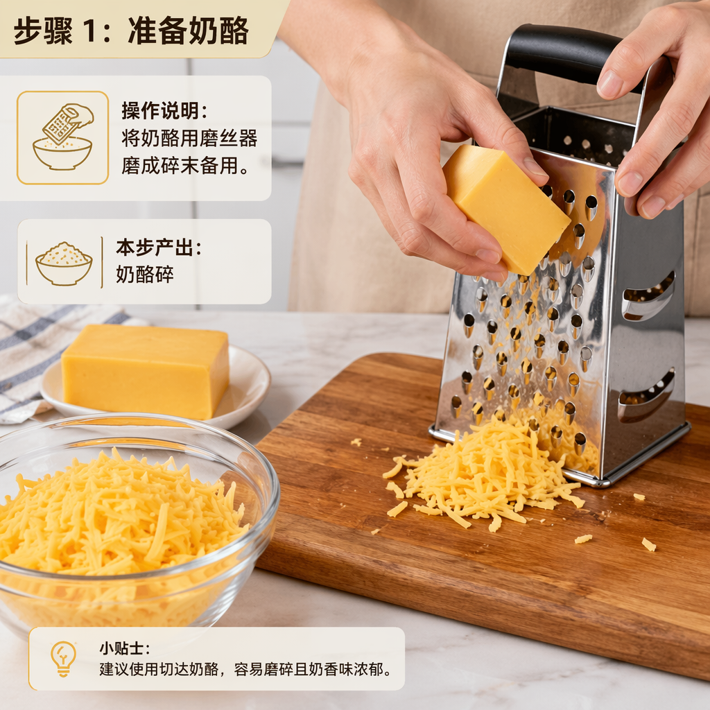 Step 1: Prepare the Cheese