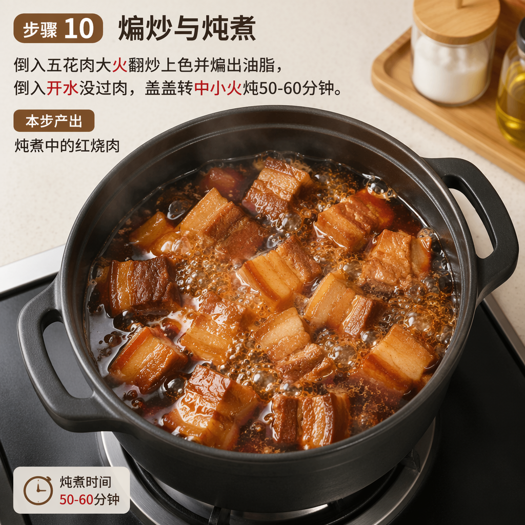 Step 10: Stir-Fry and Braise