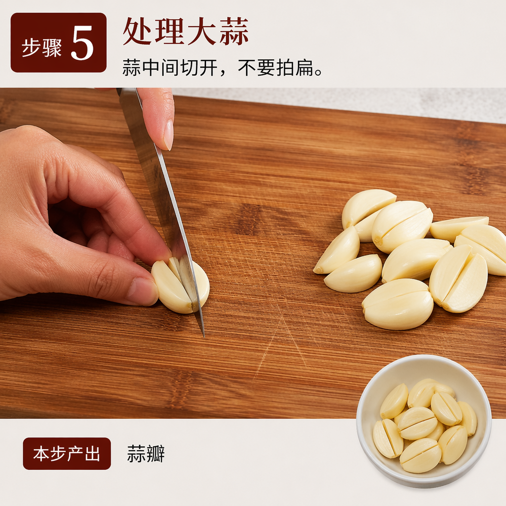 Step 5: Prepare Garlic