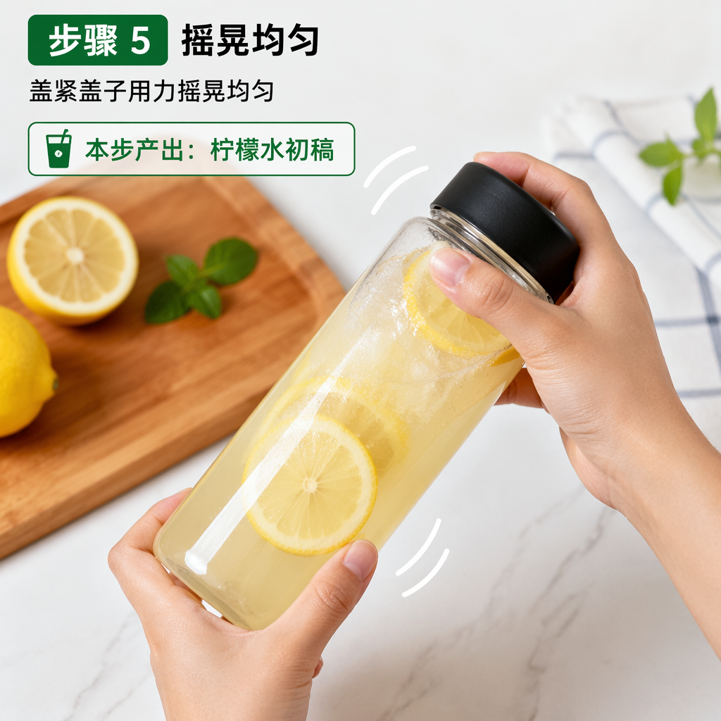 Step 5: Shake well