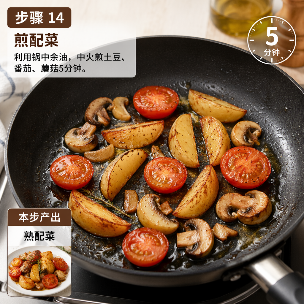 Step 14: Cook the Sides