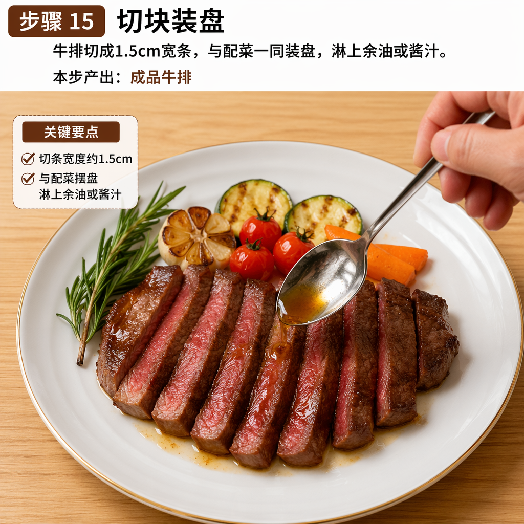 Step 15: Slice and Plate