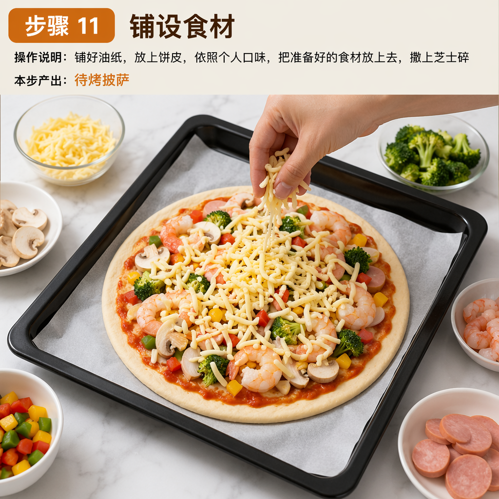 Step 11: Add Toppings