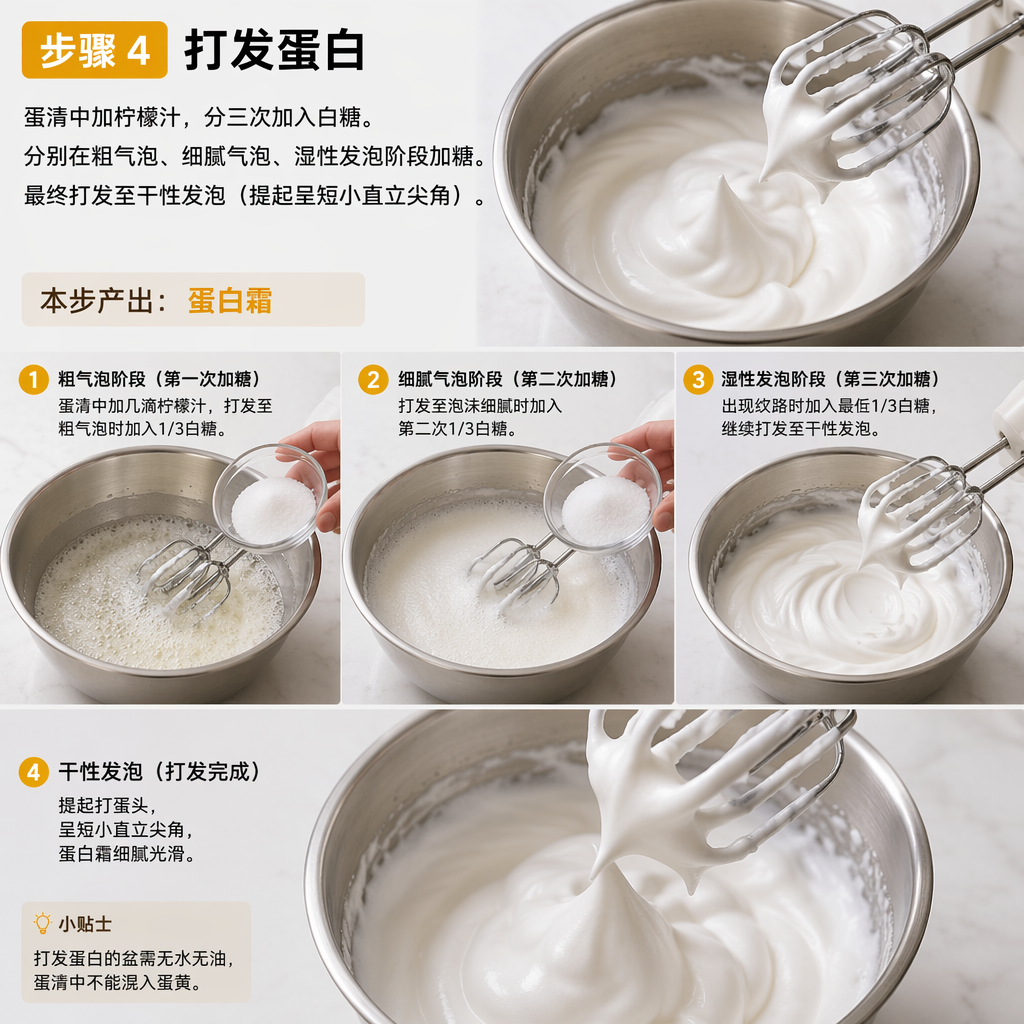 Step 4: Whip the Egg Whites