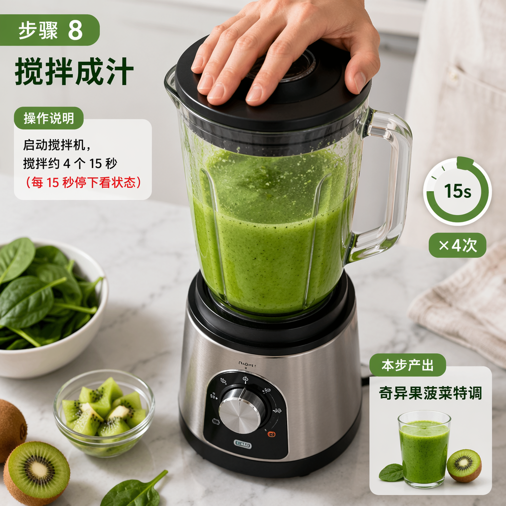 Step 8: Blend into Juice