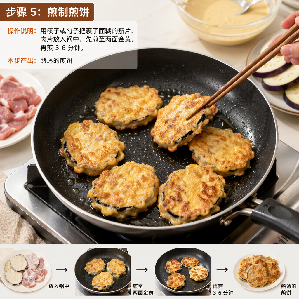 Step 5: Pan-Fry the Pancakes